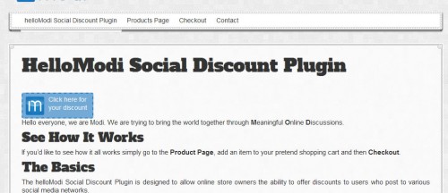 hellomodi-social-discount-plugin-screenshot-1